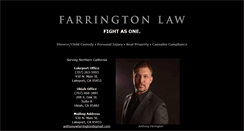 Desktop Screenshot of anthonyfarringtonlaw.com